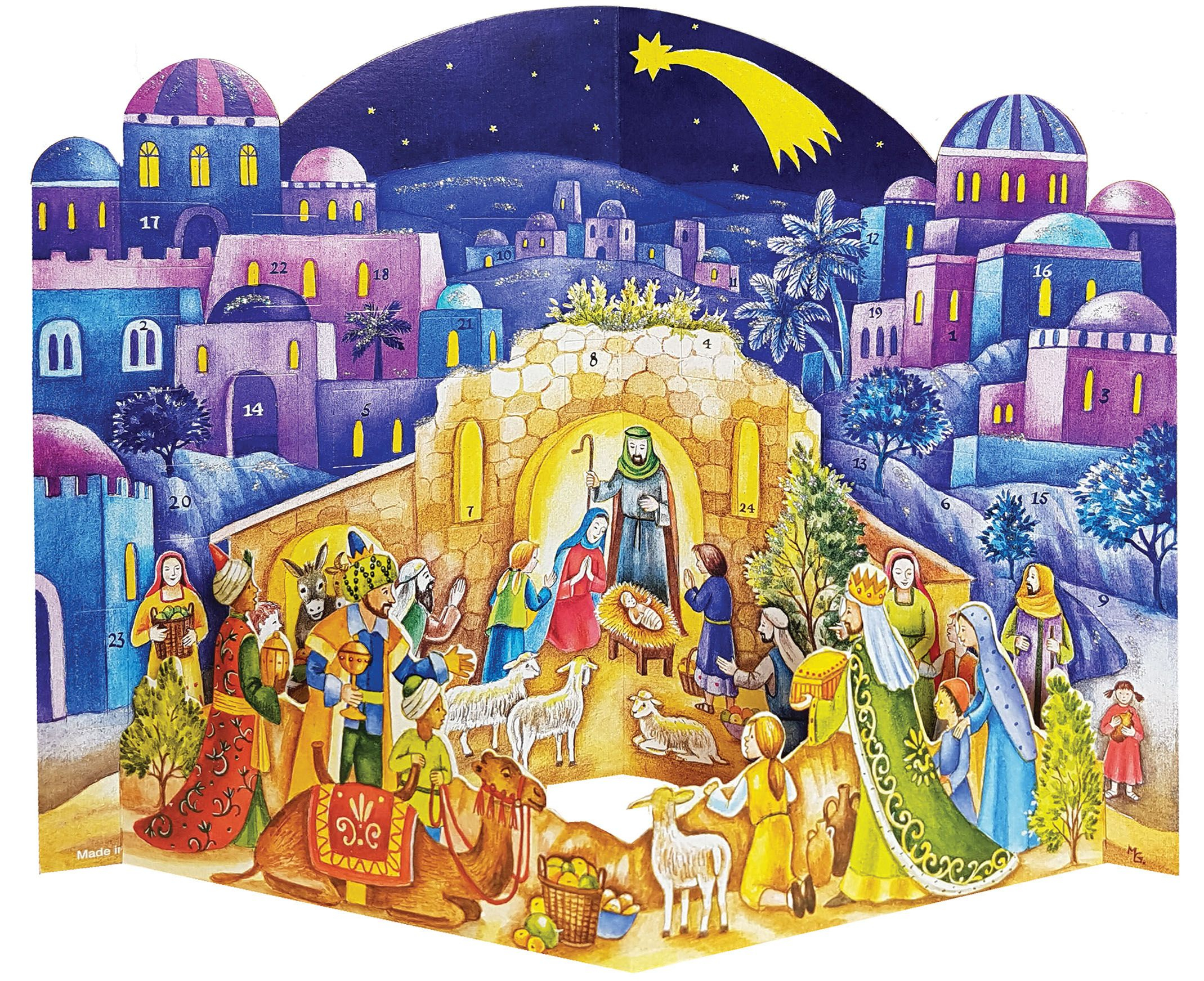 Pin Von Carmen Foth Auf Adventskalender - Christliche Motive mit Kinder Adventskalender Bilder