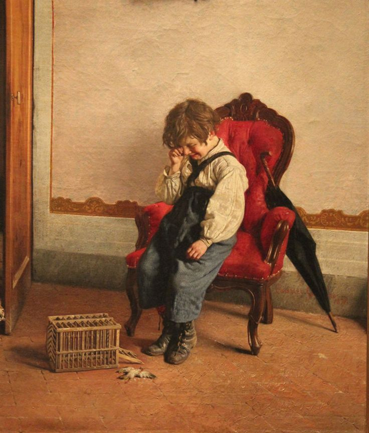 Pin Von Christine Heber Auf Gaetano Chierici 1838 - 1920 | Gemälde verwandt mit Kinder Bilder 1920