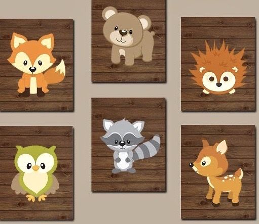 Pin Von Kids-Color Kinderschminken Auf Herbst Bastelideen In 2020 verwandt mit Kinder Bilder Waldtiere