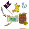 Piraten Cliparts über Kinder Bilder Gratis