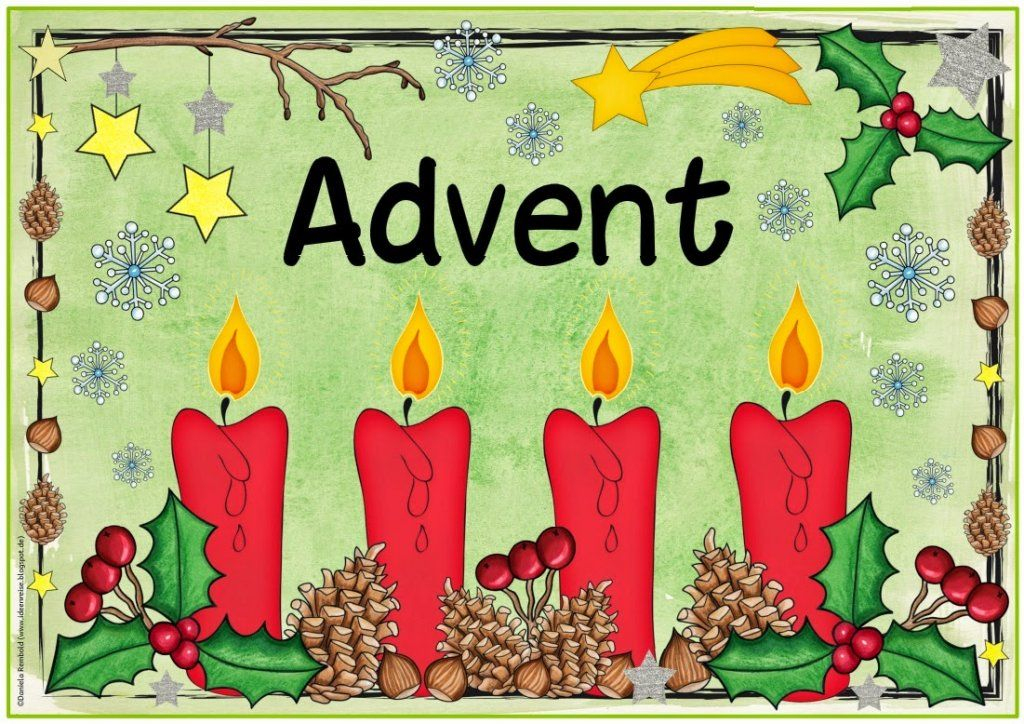 Plakat &quot;Advent&quot; | Ideenreise - Blog | Basteln Weihnachten, Kindergarten bei Kinder Bilder Weihnachten
