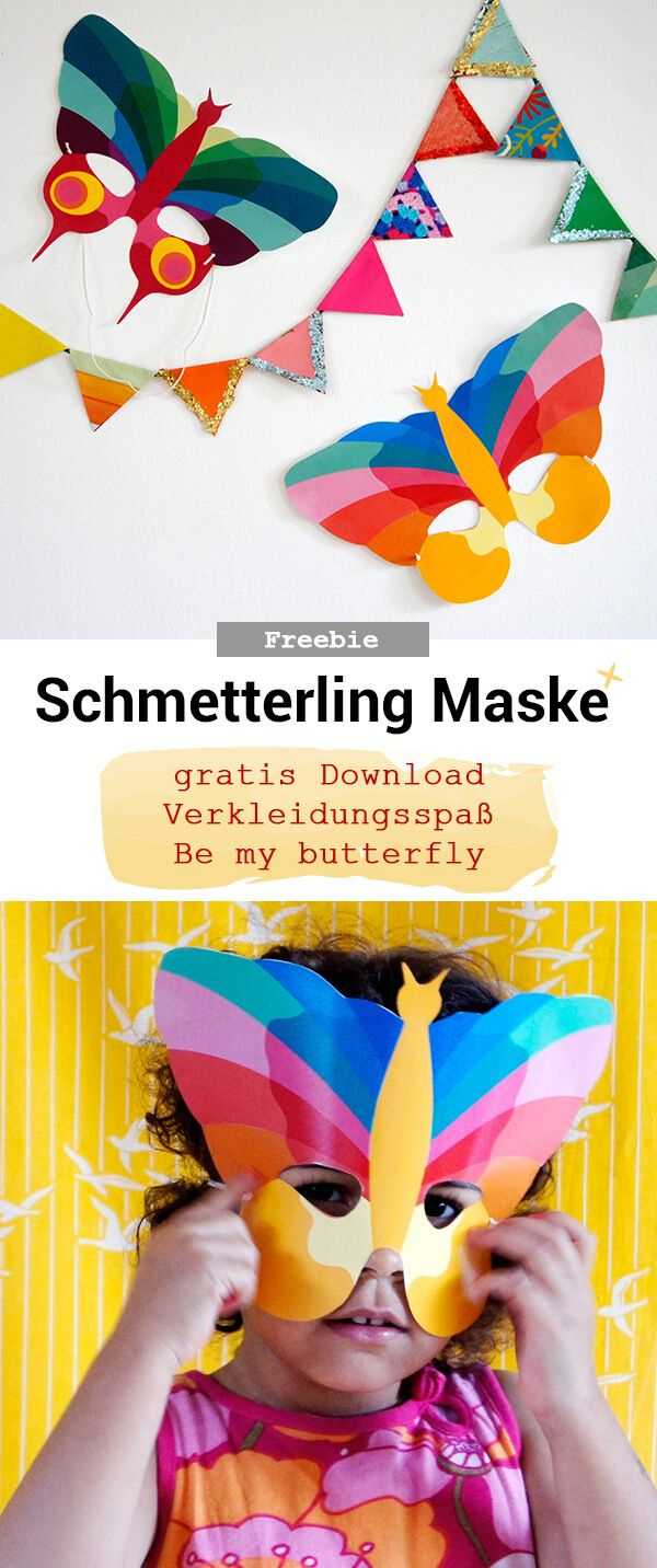Schmetterling Maske - Frau Scheiner | Schmetterling Geburtstagsparty bei Bilder Kinder Mit Maske