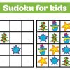 Sudoku-Spiel Für Kinder Mit Bildern. Logik-Spiel Für Kinder Im über Sudoku Kinder Bilder