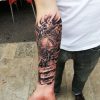 Tattoo Schrift Zifferblatt | Tattoos Kinder, Tattoo Ideen Unterarm innen Kinder Bilder Tattoo