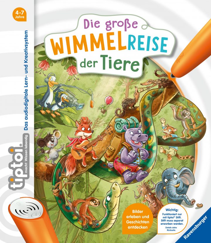 Tiptoi® Die Große Wimmelreise Der Tiere mit Wieso Sind Bilderbücher Wichtig Für Kinder