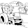 Traktor (7) | Ausmalbilder Kostenlos bei Traktor Kinder Bilder