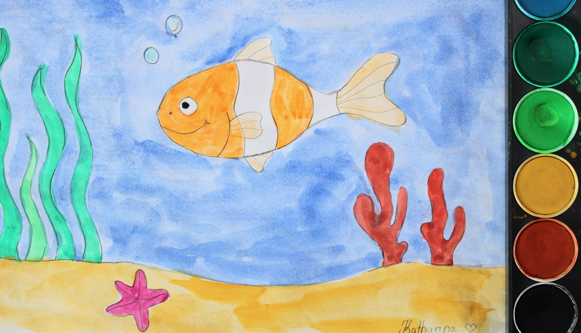 Unterwasserwelt | Malen Lernen, Malen Mit Kindern, Ausmalbilder Fische bei Wenn Kinder Traurige Bilder Malen