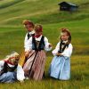 Vorarlberg - Kinder In Tracht Bei Lech Am Arlberg [Wiesenhofer], Österreich bestimmt für Nenas Kinder Bilder