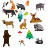 Waldtiere: Exklusive Schablonen Für Das Kinderzimmer in Hund Kinderbild