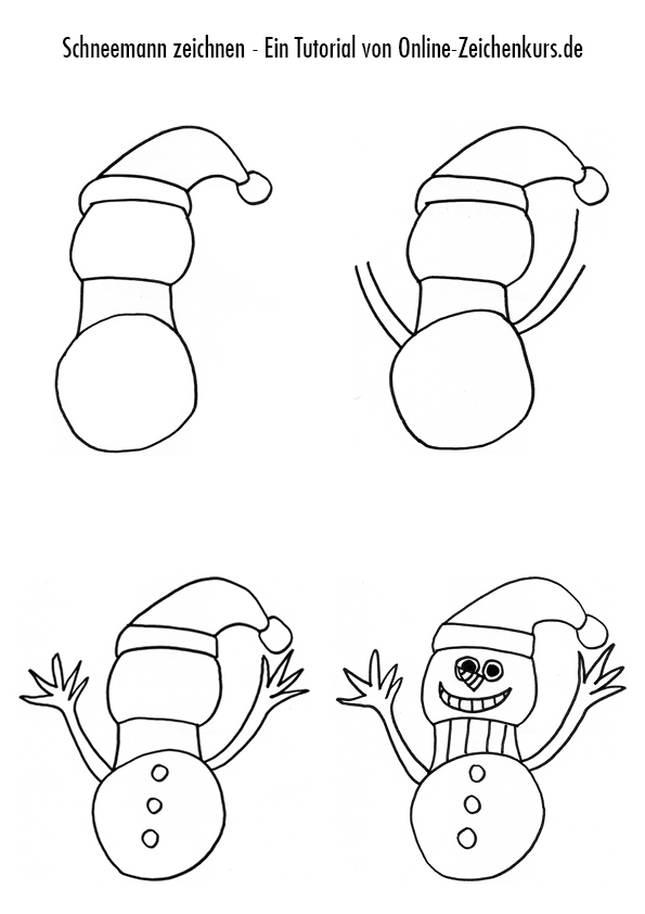 Weihnachtliche Motive Zeichnen - Zeichentutorials Für Kinder &amp; Eltern für Bilder Zeichnen Für Kinder,