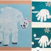 Wie Handabdruck Bilder Zu Weihnachten Gestalten? Bastelideen Für Kinder mit Kinder Bilder Mit Handabdruck