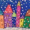 Winter Kunstprojekte, Kunst Für Kinder, Kindergarten-Kunst in Wenn Kinder Schwarze Bilder Malen