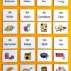 Wort-Bild-Karten | Deutsch Lernen, Deutsche Wörter, Deutsch Lernen Spiele mit Kinder Bilder Lernen,