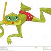 Zeichentrickfilm-Figur-Frosch Vektor Abbildung - Illustration Von über Kinder Bild Frosch