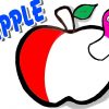 Zeichnen Lernen Für Kinder 🍎 Apfel Zeichnen | Drawing An Apple For Kids ganzes 3D Bilder Zeichnen Für Kinder,