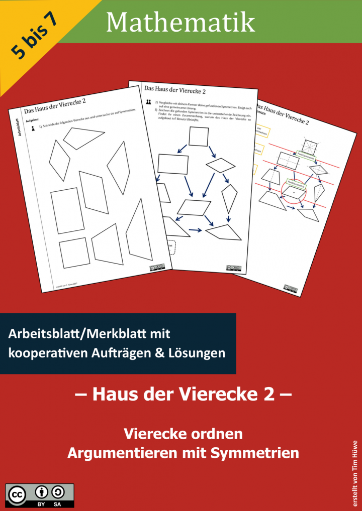 bereich der vierecke arbeitsblatt