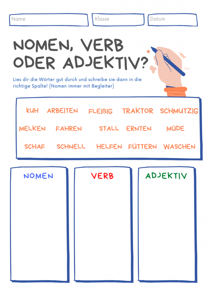 deutsch arbeitsblatter klasse 9