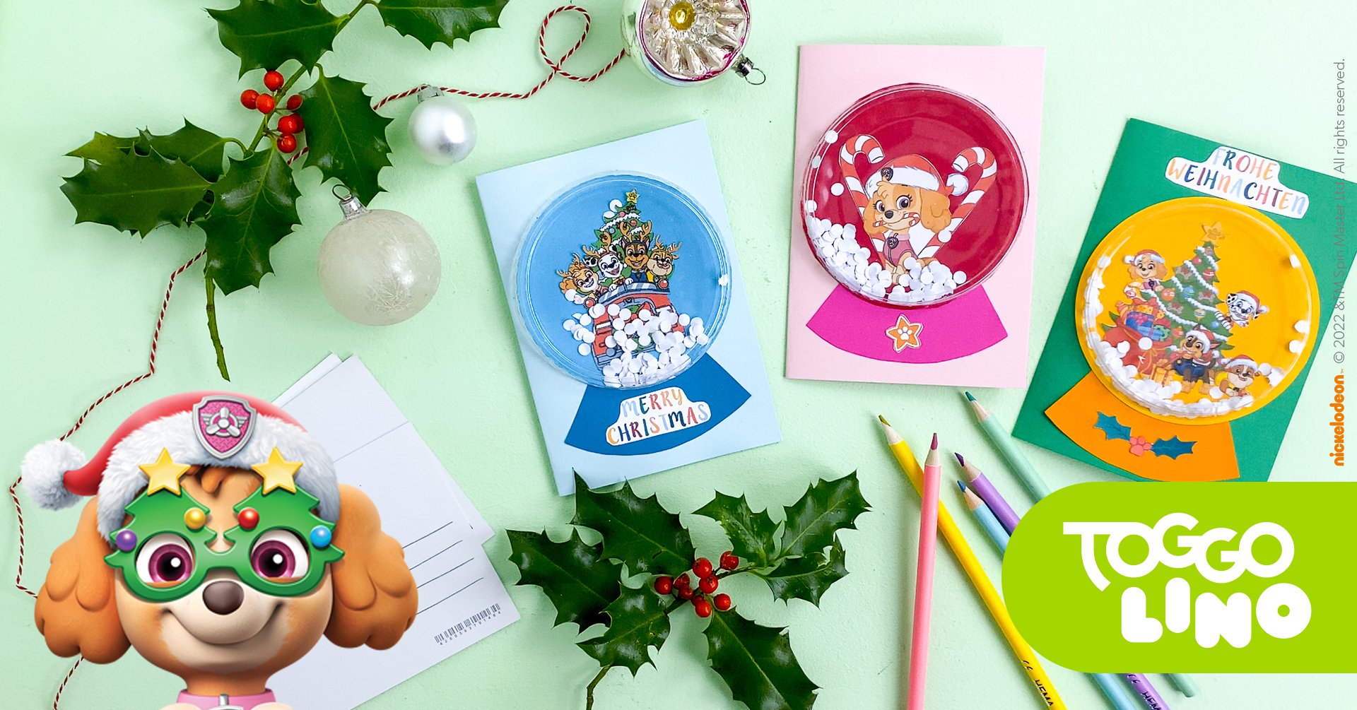 PAW Patrol: Weihnachtskarten | TOGGO Eltern