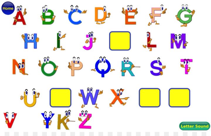 gambar abcd bahasa inggris