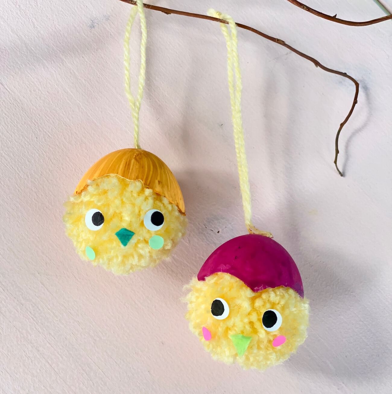 Ostern mit Kindern basteln: Osterdeko Küken "Krixi" - Heimatdinge