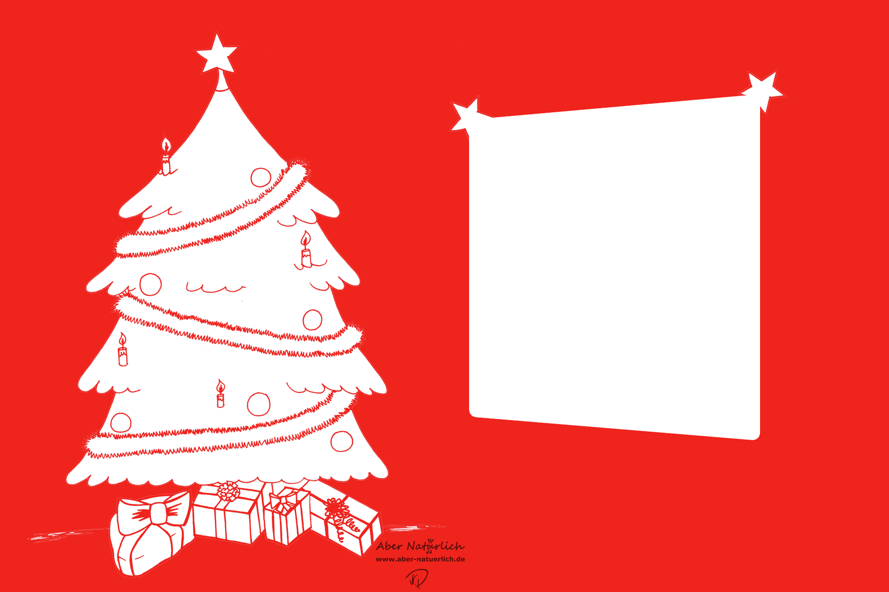 Einfach und günstig: Weihnachtskarte selber gestalten – mit Anleitung