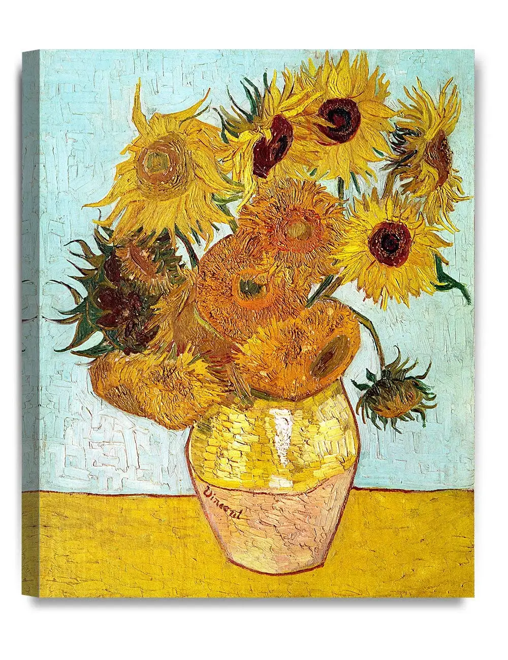 Twelve Sunflowers, by Vincent Van Gogh. The Classic Arts Reproduction