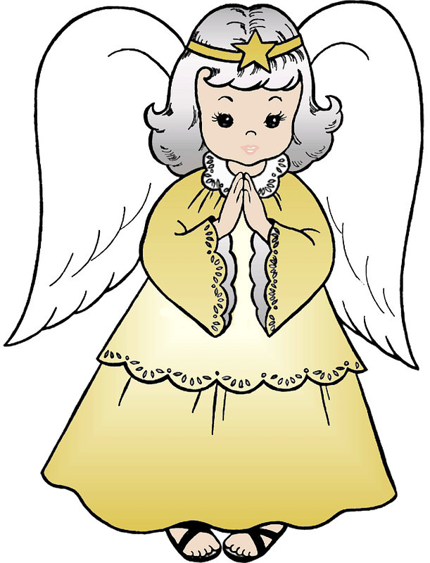 Christmas angel clipart. Free download transparent .PNG | Creazilla