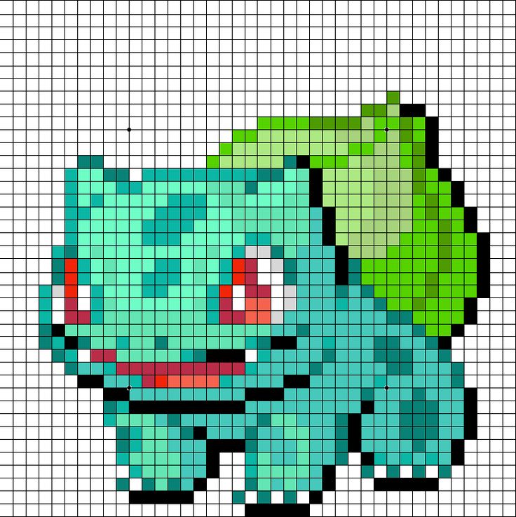 35+ Listen von Pixel Art Pokemon Vorlage! 31 idées et designs pour vous