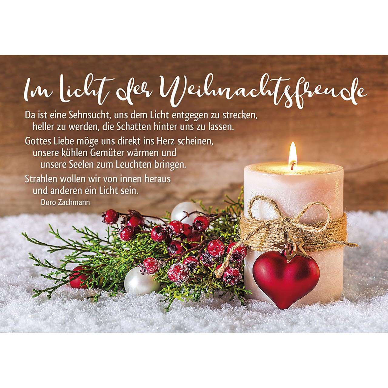 meine Postkarten zu Advent und Weihnachten - Doro Zachmann Schriftstellerin