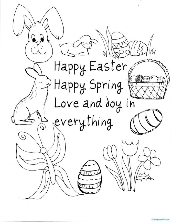 Schöne Osterbilder Zeichnen - Malvorlagen - Ausmalbilder Kleine