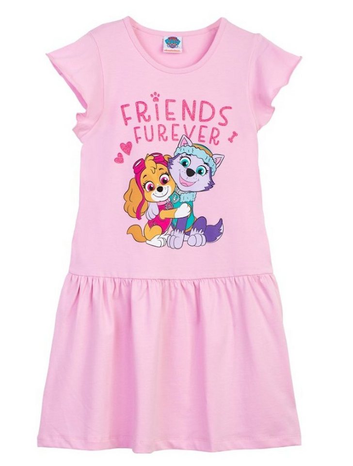 PAW PATROL A-Linien-Kleid »Paw Patrol Kleid Skye & Everest friends