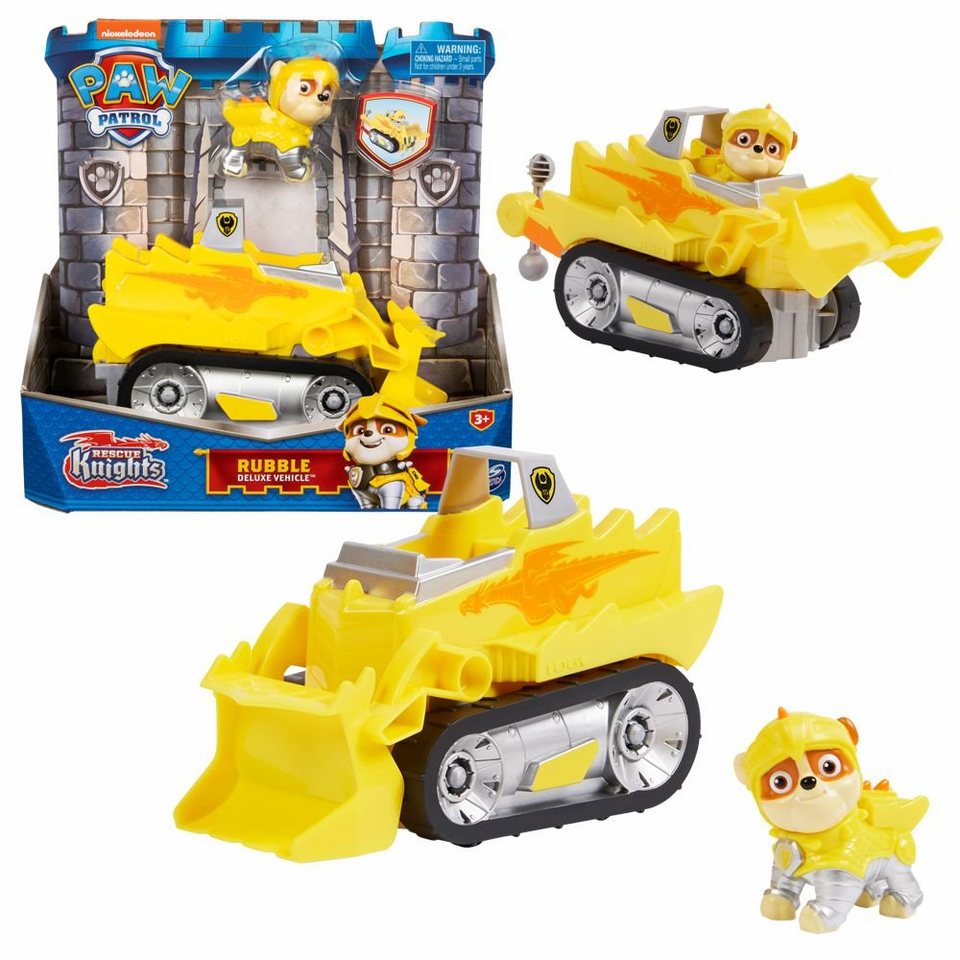 PAW PATROL Spielzeug-Auto Fahrzeuge Rescue Knights Paw Patrol Deluxe