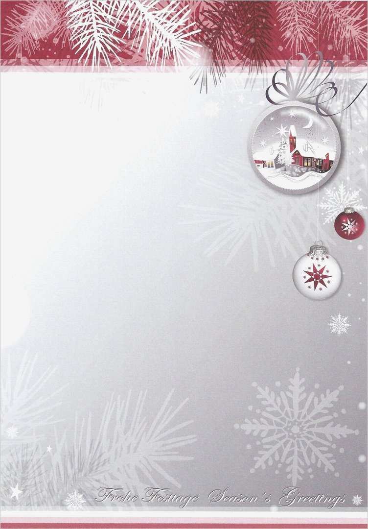 Word Vorlage Weihnachten Briefpapier Erstaunlich Download Briefpapier
