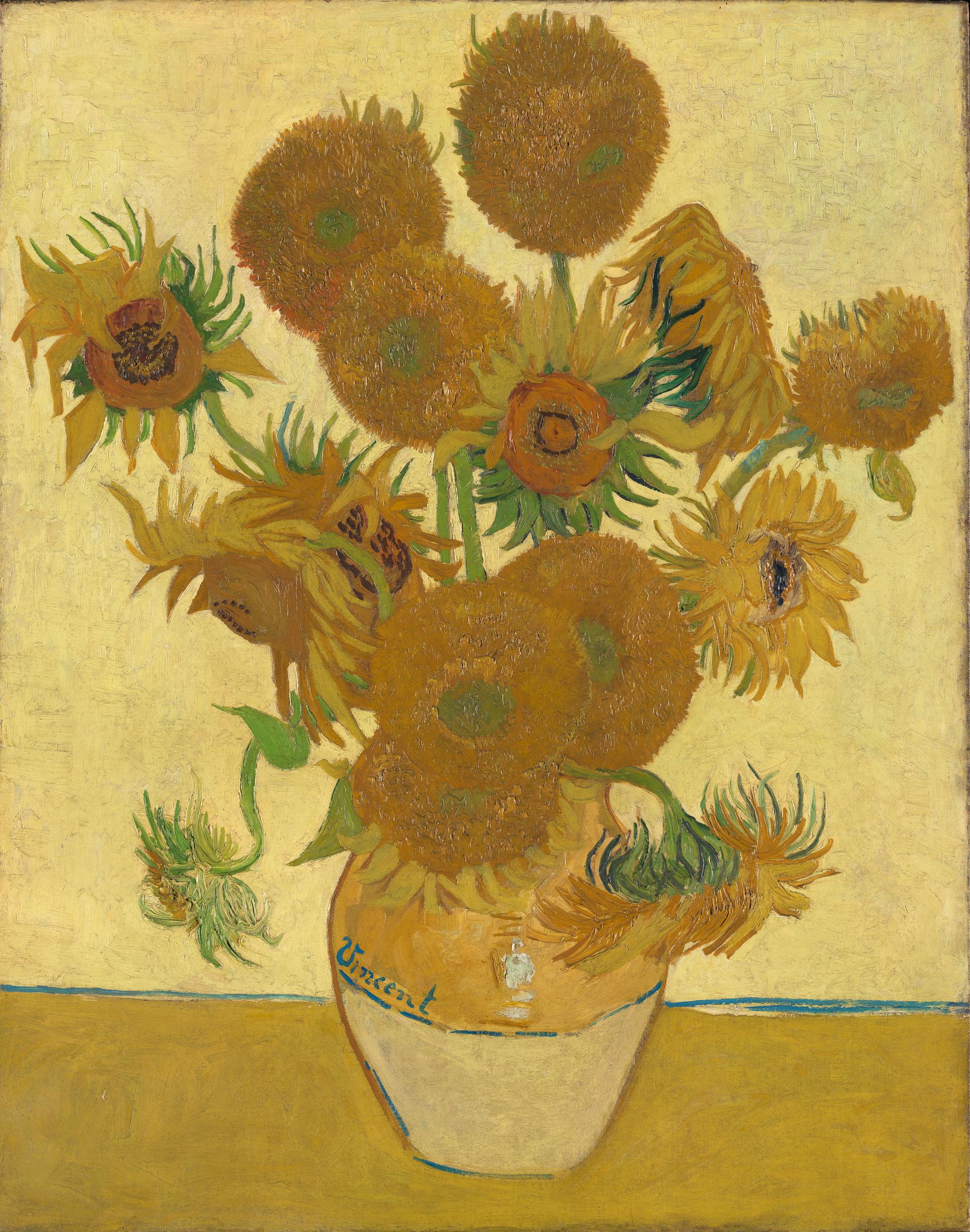 Van Gogh Sunflowers Wallpaper