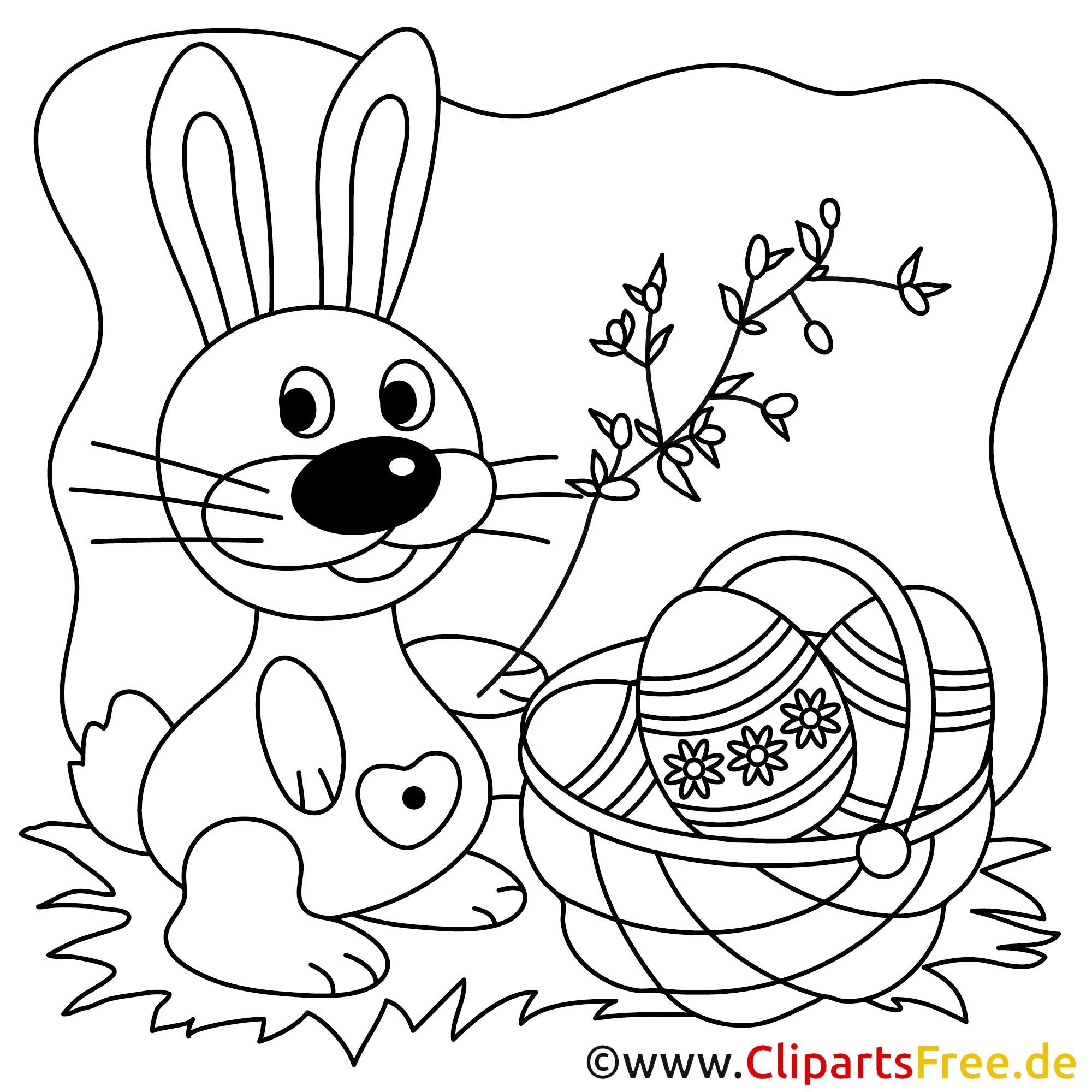 Ausmalbilder Osterhase Pdf : Ausmalbilder: Ausmalbilder: Osterhase zum