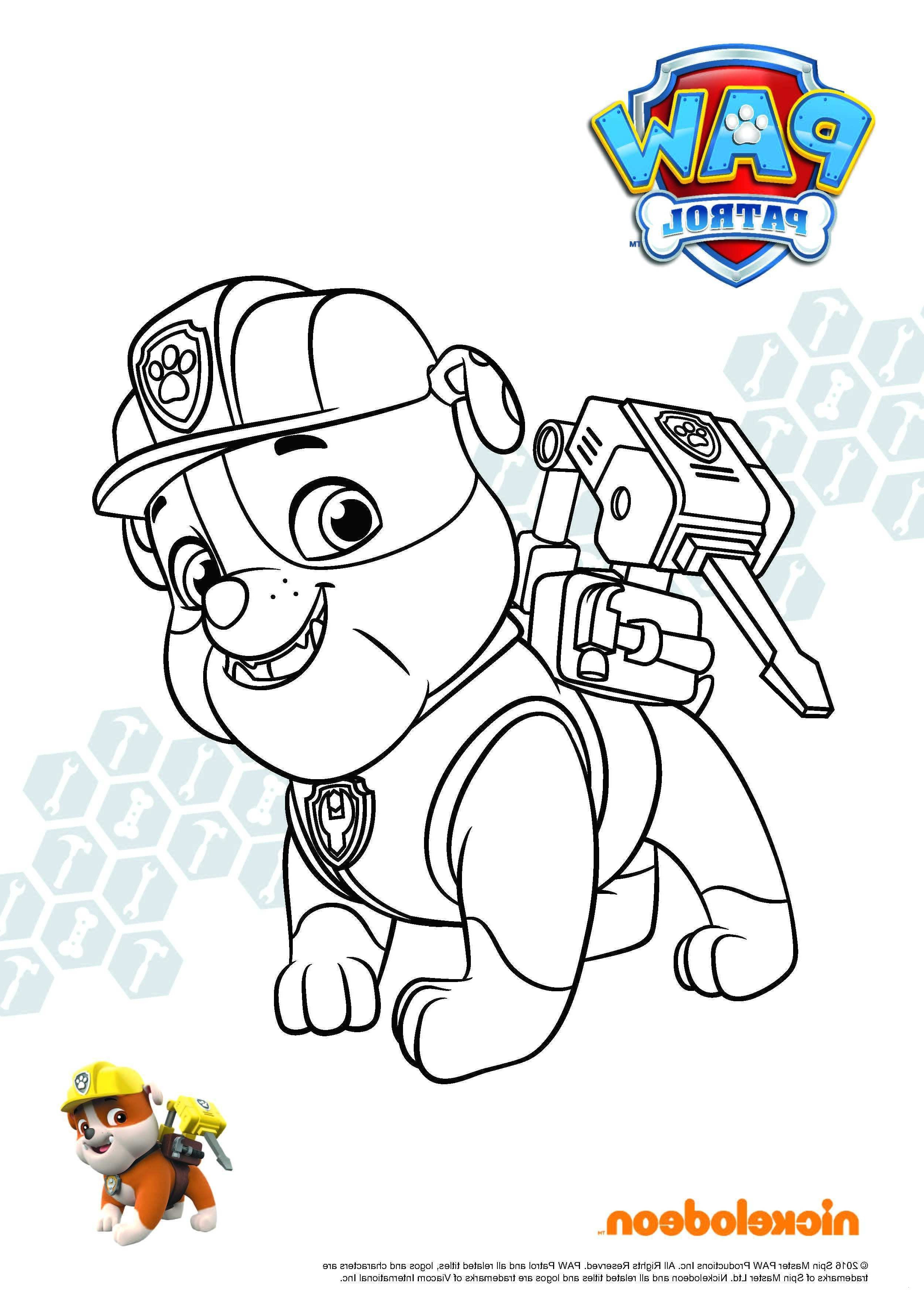 99 Einzigartig Paw Patrol Ausmalbilder Tracker Stock | Kinder Bilder