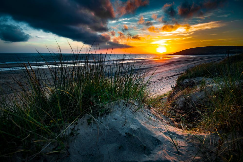 Strand - Sonnenuntergang Foto & Bild | sonnenuntergang, meer, natur