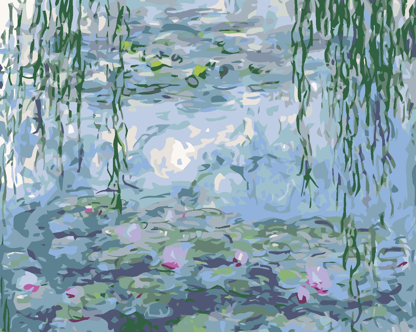 Malen nach Zahlen - SEEROSEN (C.MONET) - zuty.de – ZUTY DE