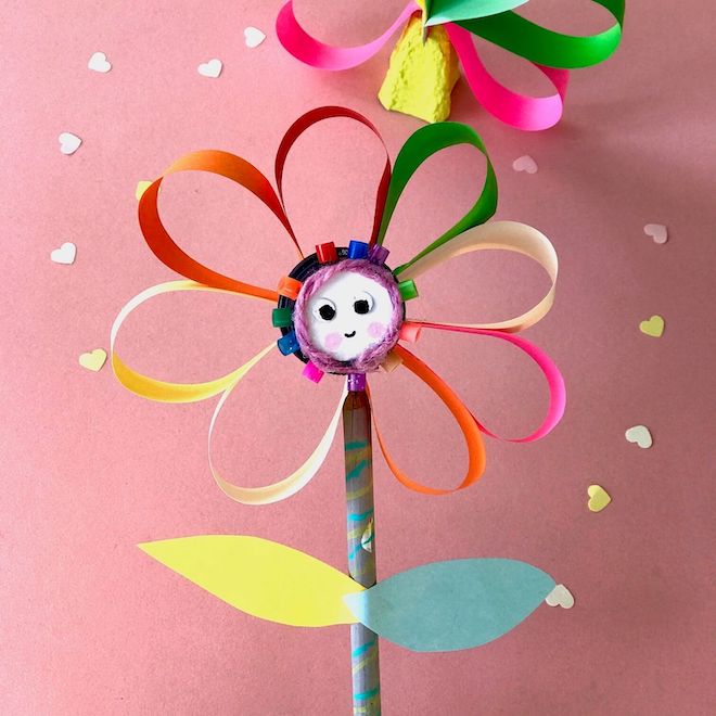 Blumen basteln: 5 einfache Upcycling-Ideen für Kinder - Heimatdinge