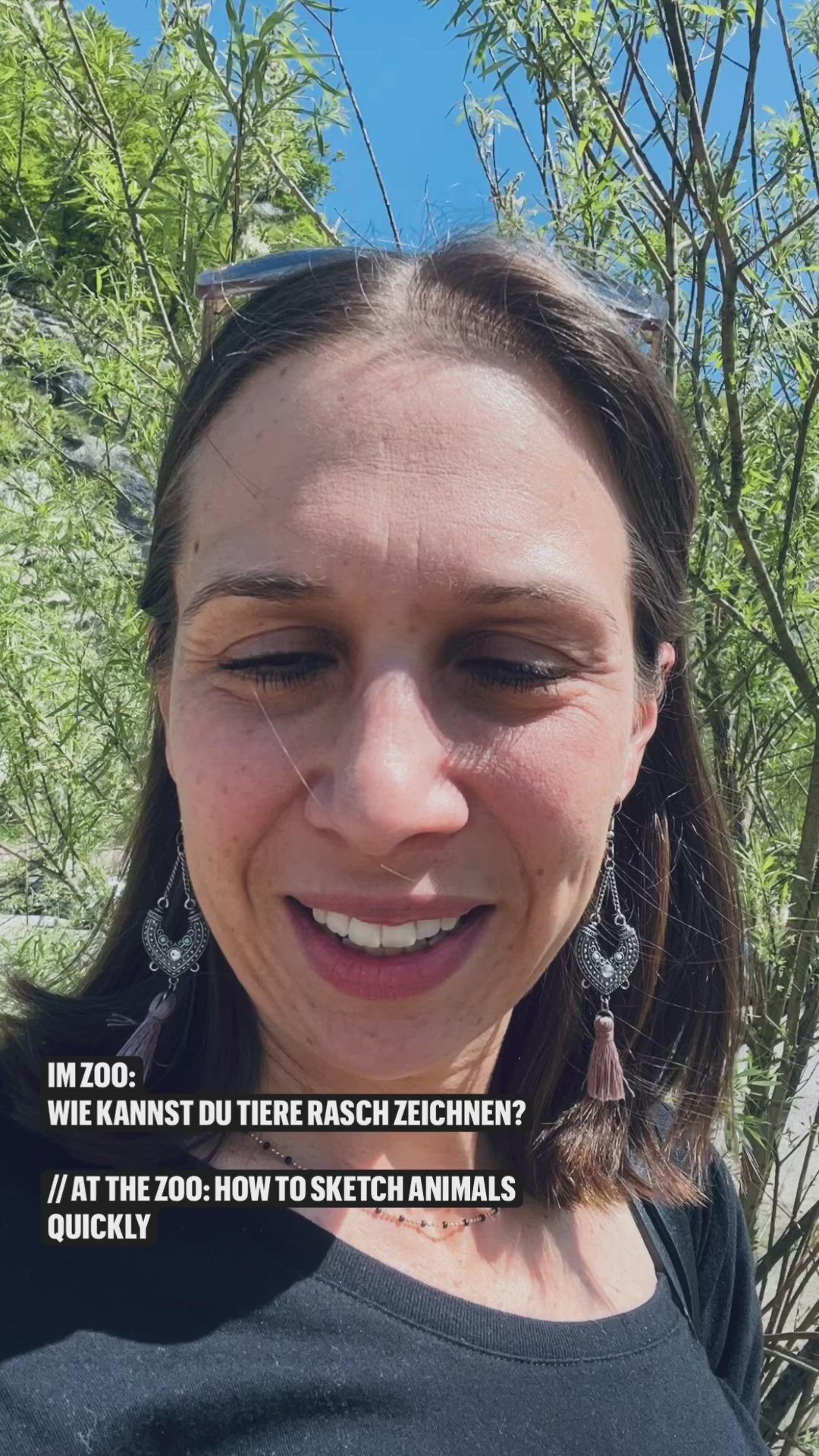 Tiere zeichnen im Zoo: mein Zeichentipp für rasches Zeichnen heute für