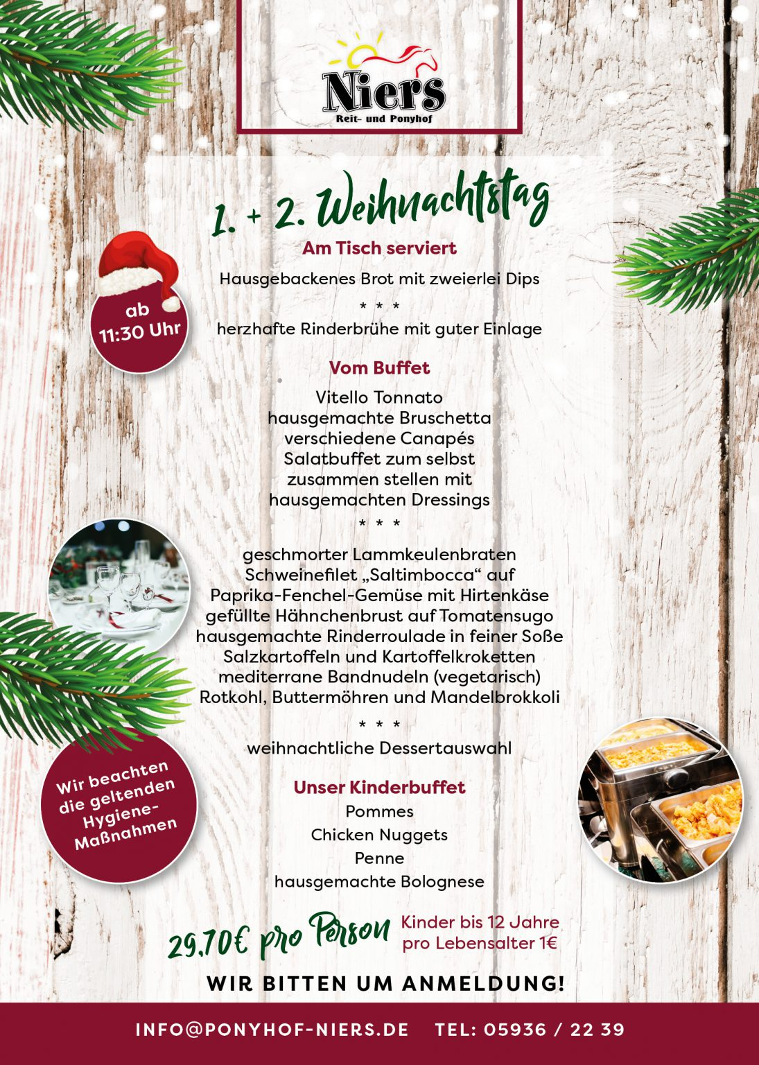 1.2.-Weihnachtstag - Ponyhof Niers ganzes Schönen 2 Weihnachtstag Lustig