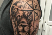 142 + Inspirational Ideas And Pictures About Compass Tattoo! (With ganzes Tattoos Schulter Männer