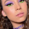 35 Cool Makeup Looks That'Ll Blow Your Mind : Lavender And Neon Green bei Make Up Looks
