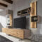 53 Entzückende Fernsehwand-Dekor-Ideen  Wohnzimmer Tv Wand Ideen, Tv verwandt mit Tv Wand Ideen Holz
