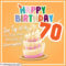 70. Geburtstag Geburtstagssprüche Happy Birthday Geburtstagskind für Geburtstagsgedichte Zum 70
