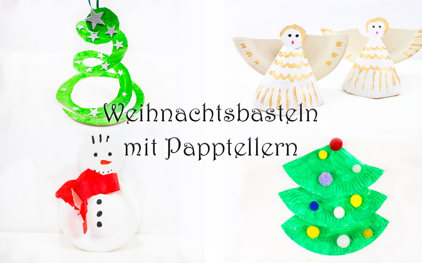 Weihnachtsbasteln mit Kindern - 38 einfache Ideen — Mama Kreativ