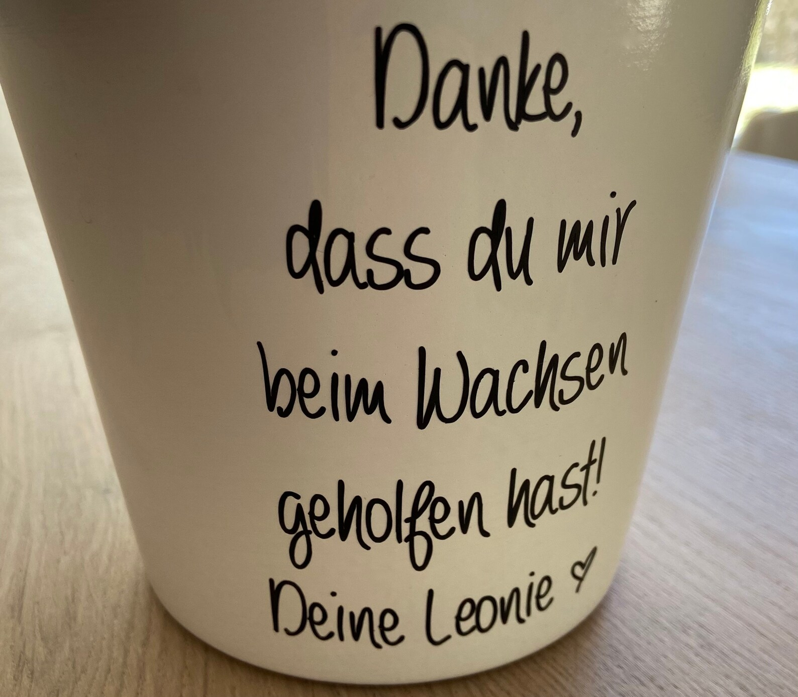 Aufkleber Danke Dass Du Mir Beim Wachsen Geholfen - Etsy.de innen Danke Dass Du Mir Beim Wachsen Geholfen Hast