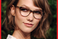 Bob Pony Mittellang Haare Frisuren Mit Brille Frau Ovale Gesichter bestimmt für Frech Gestufter Bob Mit Brille