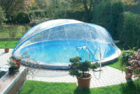 Cabrio Dome - Die Praktische Poolabdeckung Für Rundbecken! in Poolabdeckung Selber Bauen