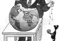 Cartoons Und Karikaturen Mit Globalisierung über Cartoons About Globalization